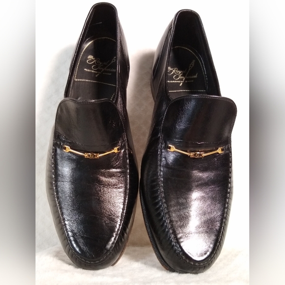 Men\'s Florsheim Imperial Ritz Black Leather Luxurious Moccasin Loafers Sz 10 main image 8
